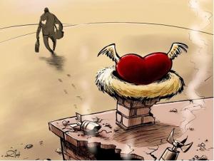 رسم لياسر الأحمد- من صفحة كاريكاتير الثورة السورية